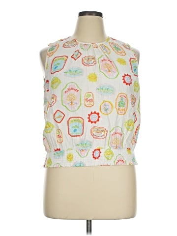 Market and Spruce Sleeveless Blouse (view 1)
