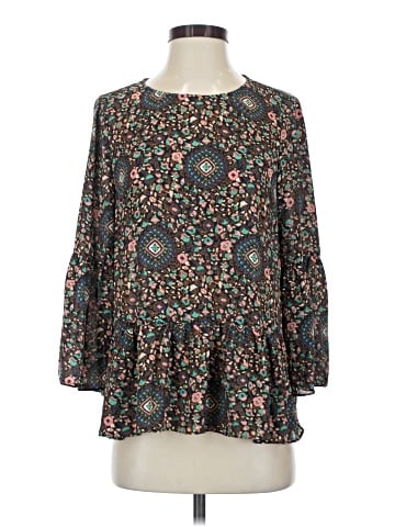 J.Crew Factory Store 3/4 Sleeve Blouse (view 1)