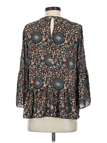 J.Crew Factory Store 3/4 Sleeve Blouse (view 2)