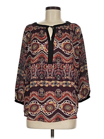 Valerie Stevens Long Sleeve Henley (view 1)
