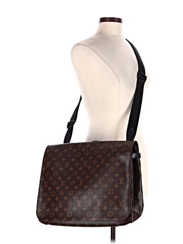 Louis Vuitton Louis Vuitton Drake Brown Monogram Canvas Silver Brass (view 2)