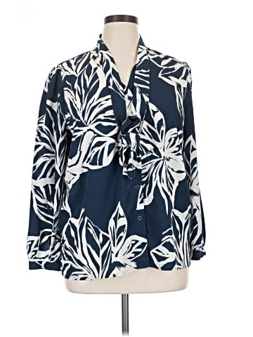ELOQUII Long Sleeve Blouse (view 1)