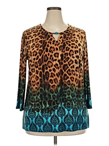 Susan Graver Long Sleeve Top (view 1)