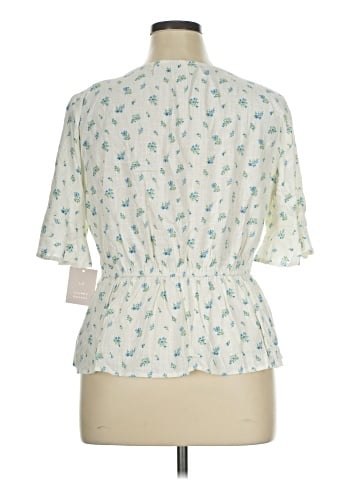 LC Lauren Conrad 3/4 Sleeve Blouse (view 2)
