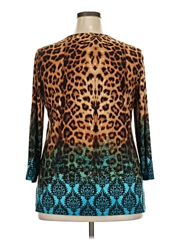 Susan Graver Long Sleeve Top (view 2)