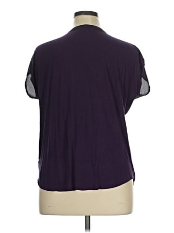 INC International Concepts Short Sleeve Blouse (view 2)