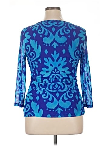 INC International Concepts 3/4 Sleeve Blouse (view 2)