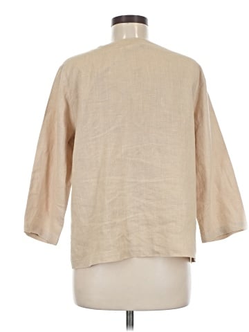 Hot Cotton by Marc Ware 3/4 Sleeve Blouse (view 2)