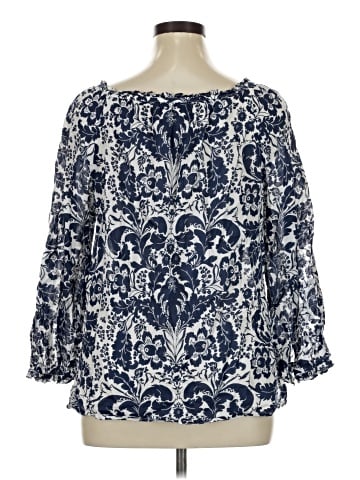 Talbots 3/4 Sleeve Blouse (view 2)
