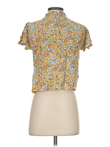 Cynthia Rowley Short Sleeve Blouse (view 2)