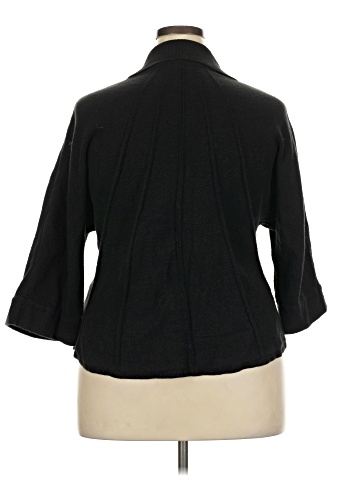 Jones New York Collection 3/4 Sleeve Button-Down Shirt (view 2)