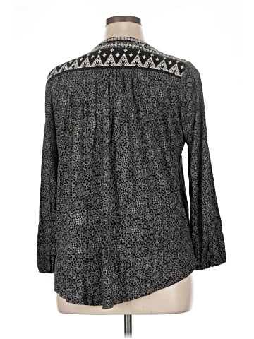 Lucky Brand 3/4 Sleeve Blouse (view 2)