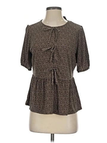 Adrianna Papell Short Sleeve Blouse (view 1)