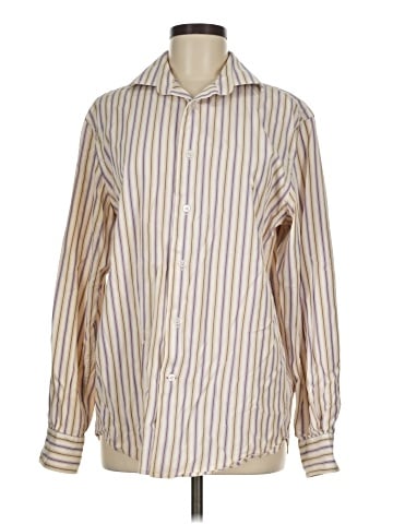Express Design Studio Long Sleeve Button-Down Shirt (view 1)