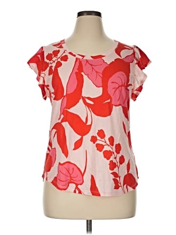 Ann Taylor Factory Short Sleeve Blouse (view 1)