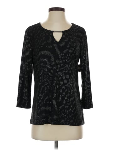JM Collection 3/4 Sleeve Top (view 1)