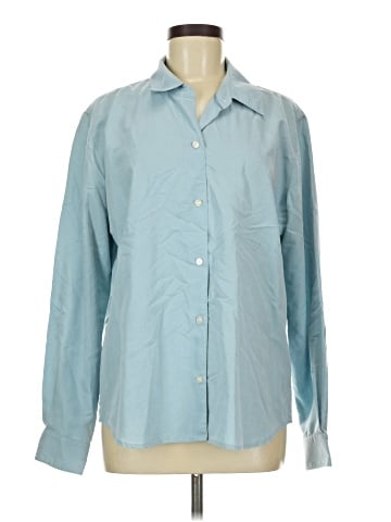 Liz Claiborne Long Sleeve Button-Down Shirt (view 1)