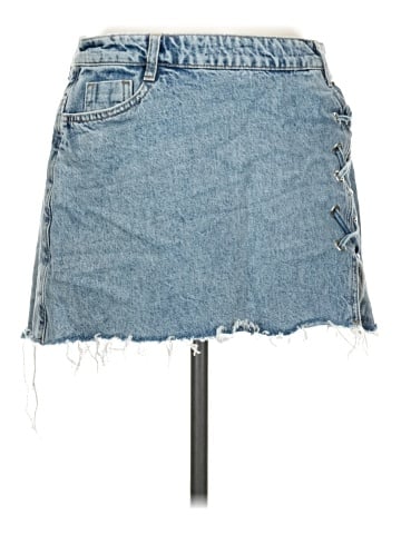 Zara Denim Skirt (view 1)