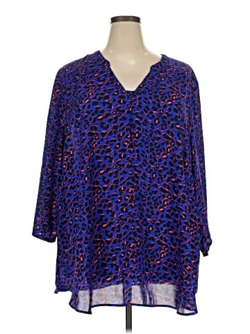Torrid 3/4 Sleeve Blouse (view 1)