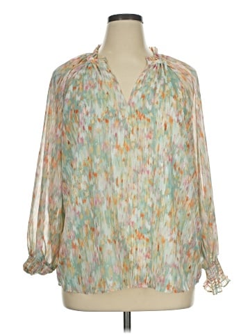 Philosophy Republic Clothing 3/4 Sleeve Blouse (view 1)