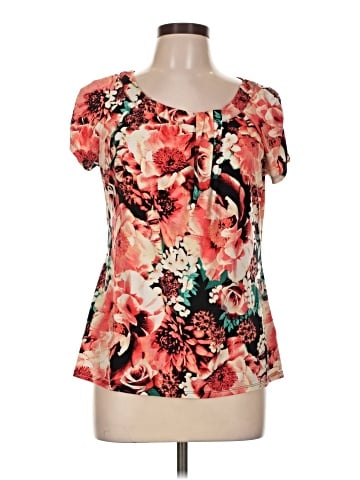 Worthington Short Sleeve Blouse (view 1)