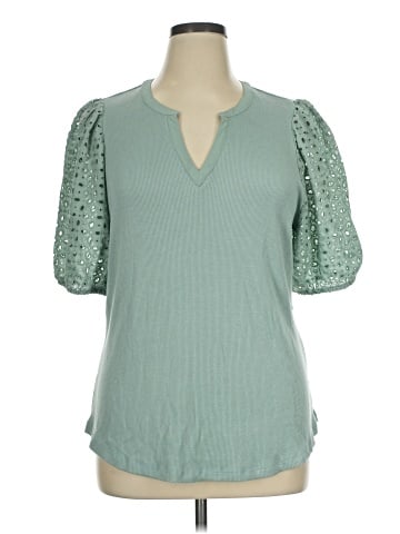 Nine West 3/4 Sleeve T-Shirt (view 1)