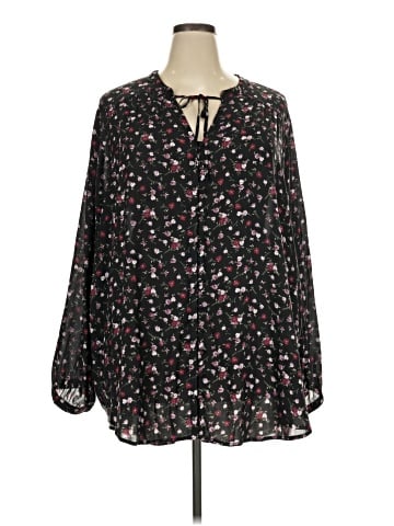 Torrid Long Sleeve Blouse (view 1)