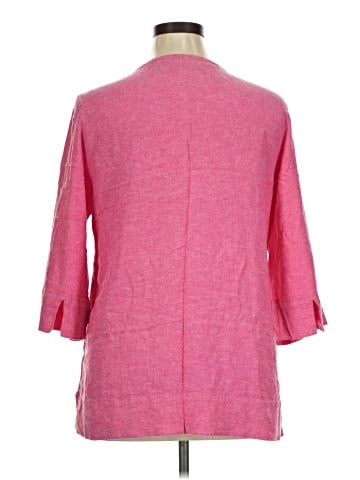 Lands' End 3/4 Sleeve Blouse (view 2)
