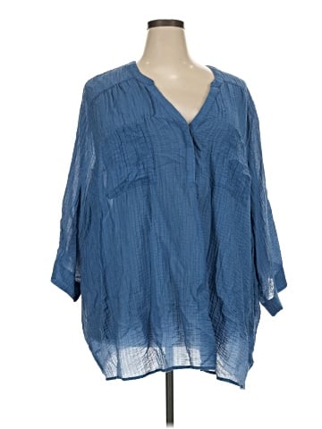 Torrid 3/4 Sleeve Blouse (view 1)