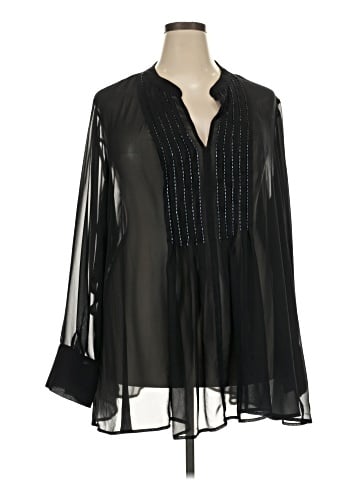 Lane Bryant Long Sleeve Blouse (view 1)