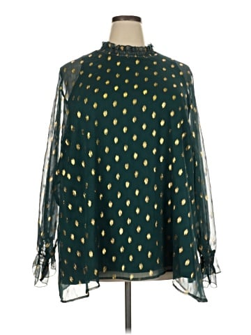 Lane Bryant Long Sleeve Blouse (view 1)
