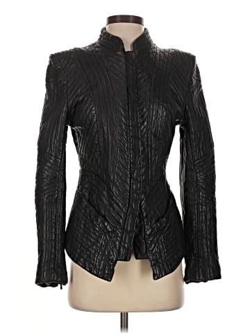 Nicole Miller Artelier Leather Jacket (view 1)