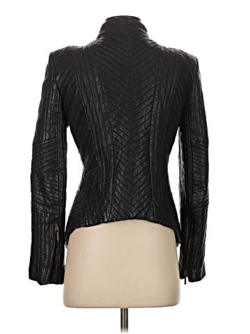 Nicole Miller Artelier Leather Jacket (view 2)