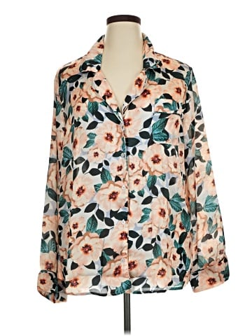 Show Me Your Mumu Long Sleeve Blouse (view 1)