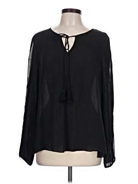 St. John Long Sleeve Silk Top (view 1)
