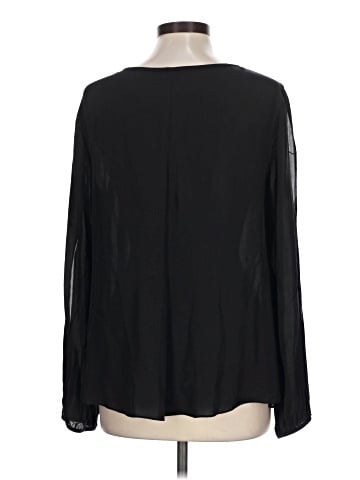 St. John Long Sleeve Silk Top (view 2)