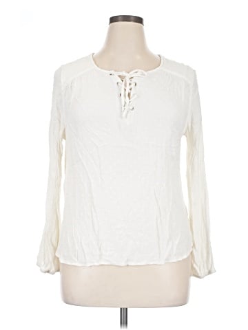Pink Republic Long Sleeve Blouse (view 1)