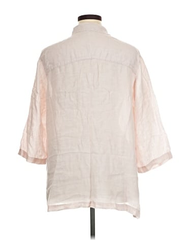 Sigrid Olsen 3/4 Sleeve Button-Down Shirt (view 2)