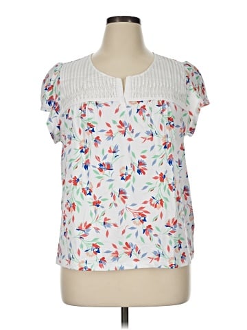 Lands' End Short Sleeve Blouse (view 1)