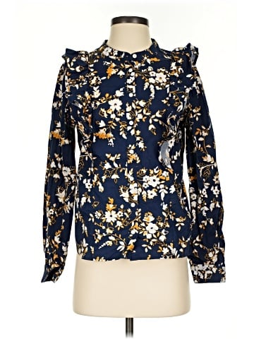 J.Crew Factory Store Long Sleeve Blouse (view 1)