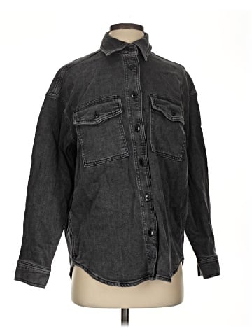 Madewell Denim Long-Sleeve Button-Up Shirt in Chamberlain Wash (view 1)