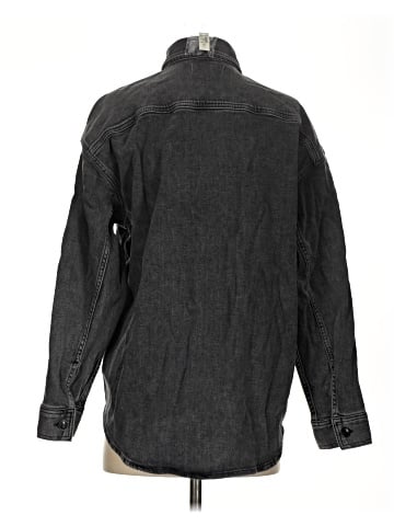 Madewell Denim Long-Sleeve Button-Up Shirt in Chamberlain Wash (view 2)
