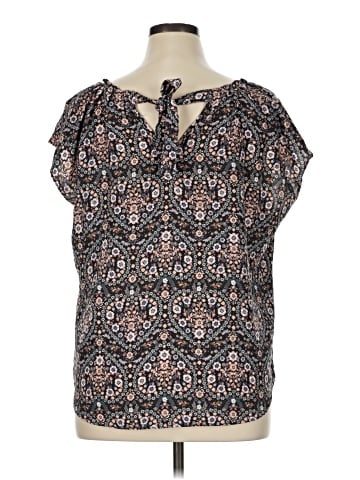 LC Lauren Conrad Short Sleeve Blouse (view 2)