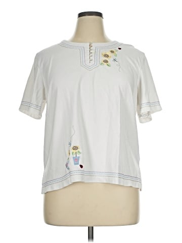 Alfred Dunner Short Sleeve Blouse (view 1)