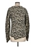 Generation Love Animal Print Brown Wool Pullover Sweater Size S - photo 1