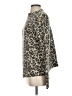 Generation Love Animal Print Brown Wool Pullover Sweater Size S - photo 5