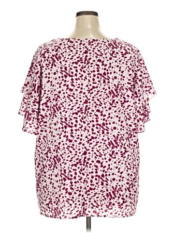 BLOOMCHIC Short Sleeve Blouse (view 2)