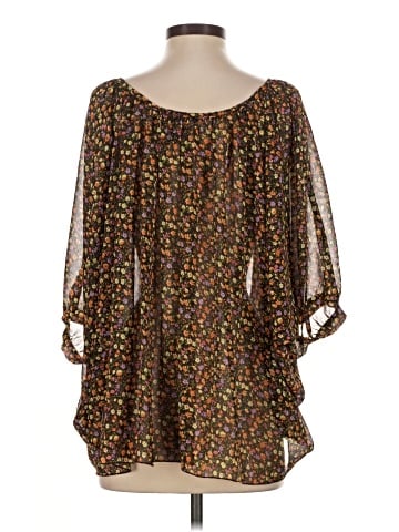 Blue Life 3/4 Sleeve Blouse (view 2)