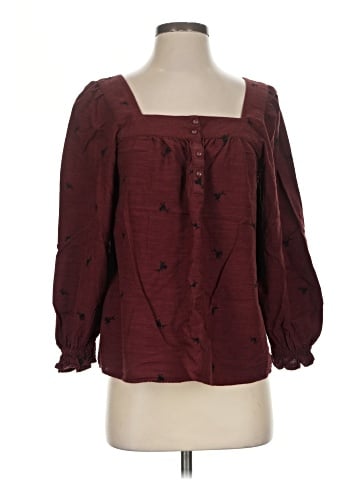 LC Lauren Conrad 3/4 Sleeve Blouse (view 1)