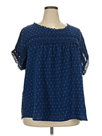 Agnes Orinda Short Sleeve Blouse (view 1)
